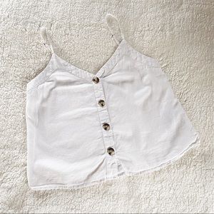 Abercrombie linen tank - size M